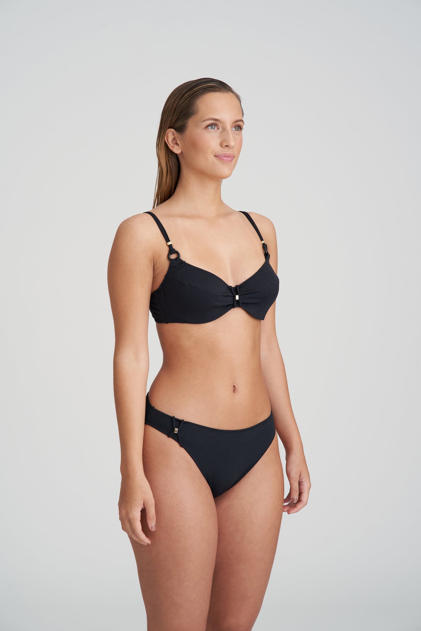 DAHU schwarz Vollschalen Bikini-Top