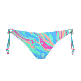 ARUBANI Ocean Swirl Bikini Hüftslip mit Schnüren