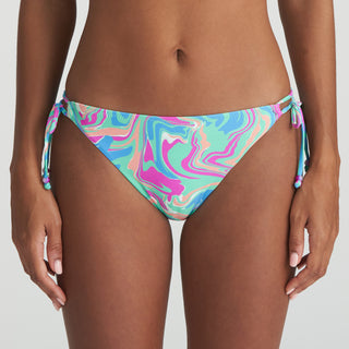 ARUBANI Ocean Swirl Bikini Hüftslip mit Schnüren