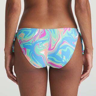 ARUBANI Ocean Swirl Bikini Hüftslip mit Schnüren