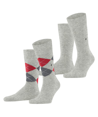 Burlington Everyday Argyle Mix 2-Pack Herren