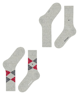 Burlington Everyday Argyle Mix 2-Pack Herren