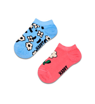 Kids 2-Pack Flowers Low Socks