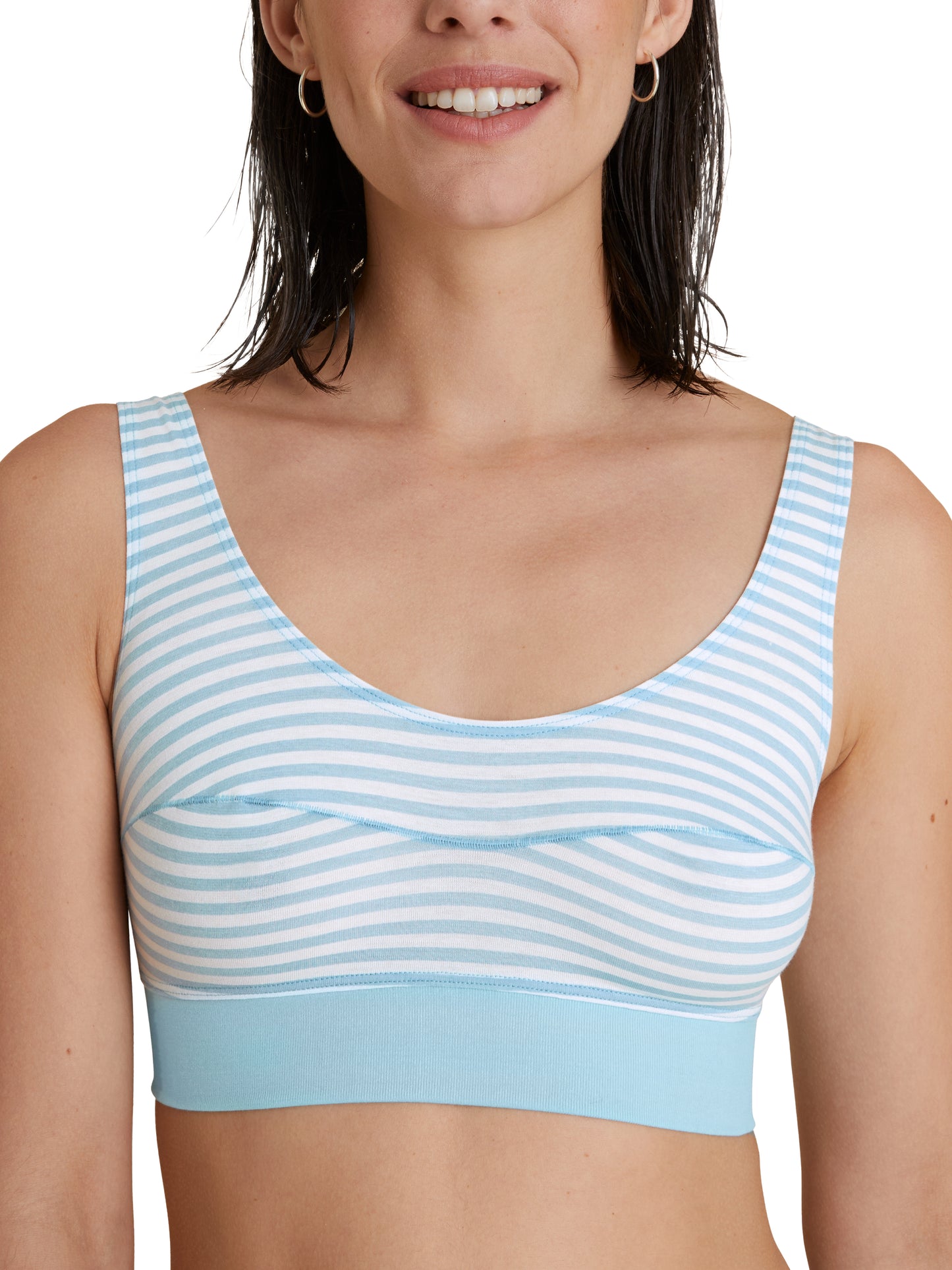 DAMEN Bustier, cascade blue