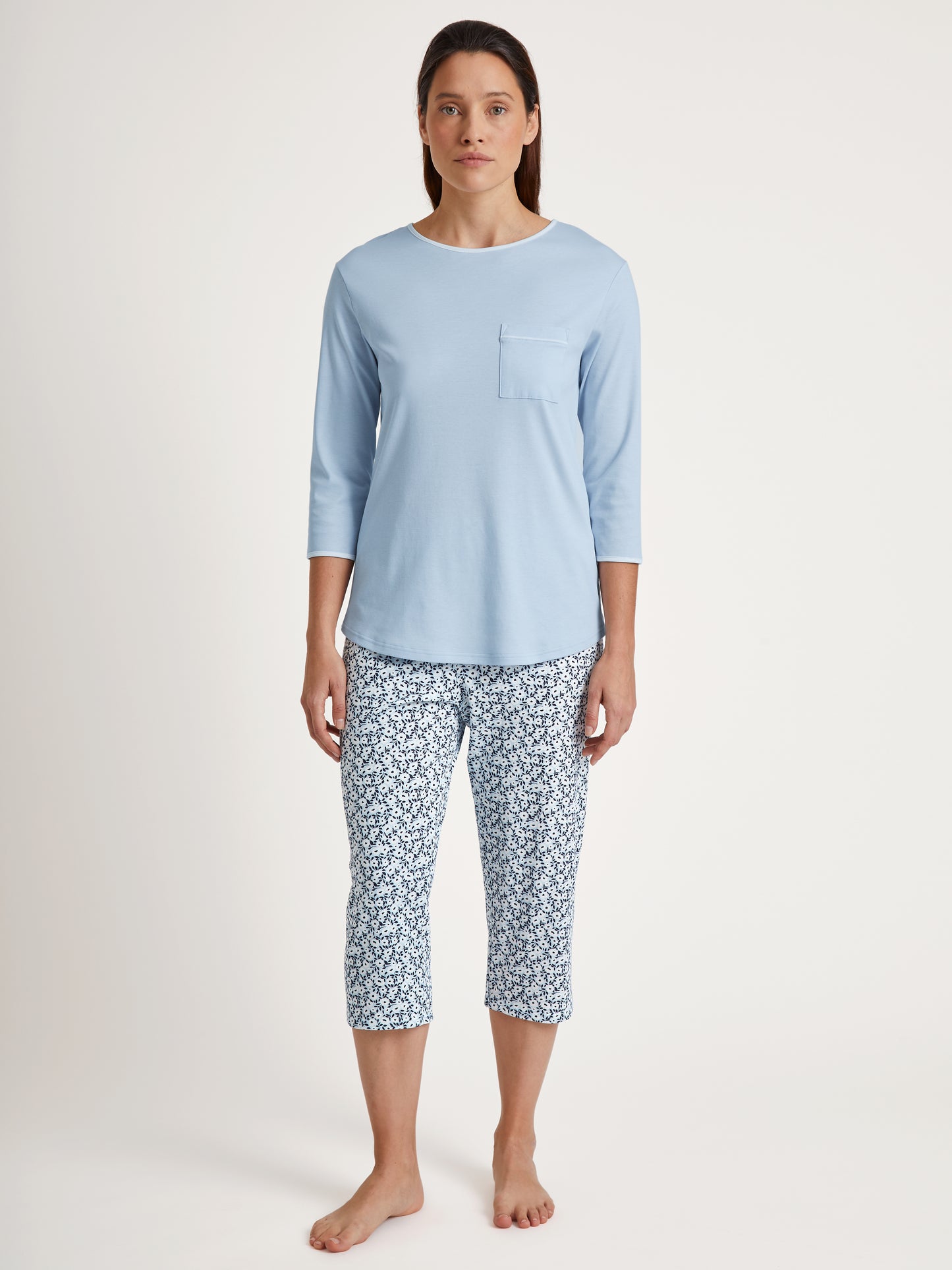 DAMEN Pyjama 3/4, arctic ice