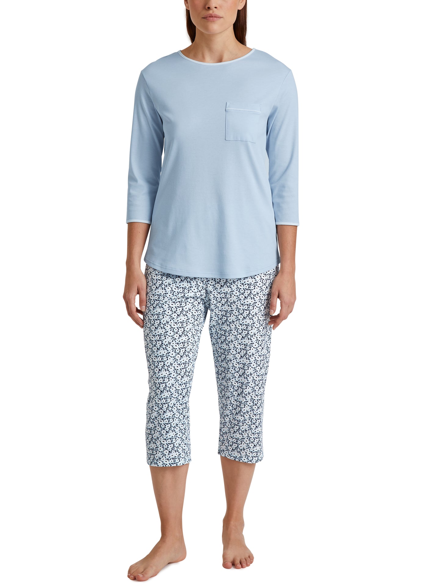 DAMEN Pyjama 3/4, arctic ice