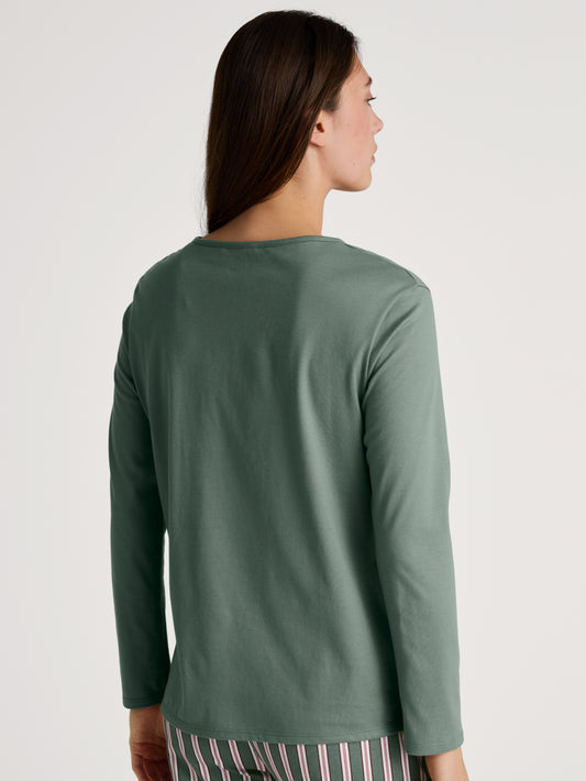 DAMEN Shirt langarm, laurel green