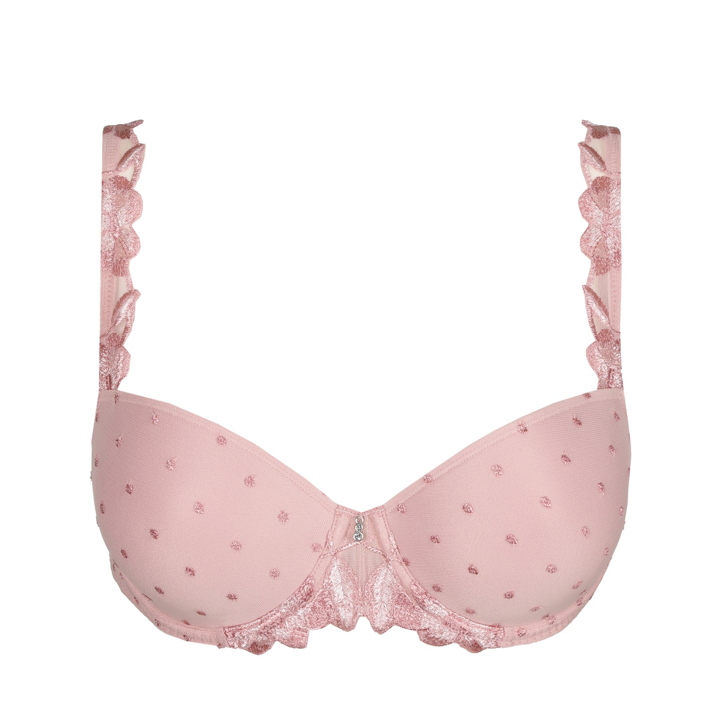 AGNES Vintage Pink Unterlegter BH Balconette