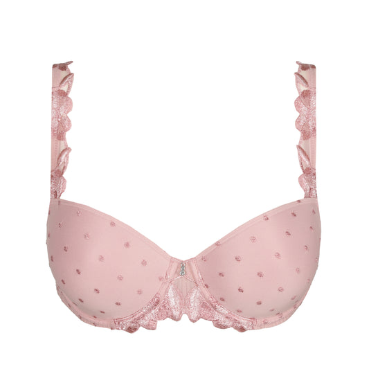 AGNES Vintage Pink Unterlegter BH Balconette