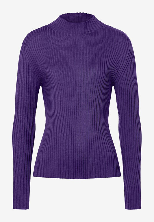 Rippstrick-Pullover  pure purple  Herbst-Kollektion