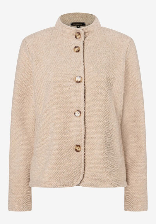 Jerseyjacke  beige macchiato  Herbst-Kollektion