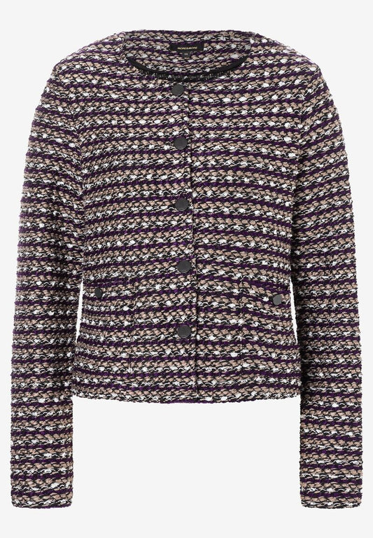 Bouclé Jerseyjacke  Herbst-Kollektion