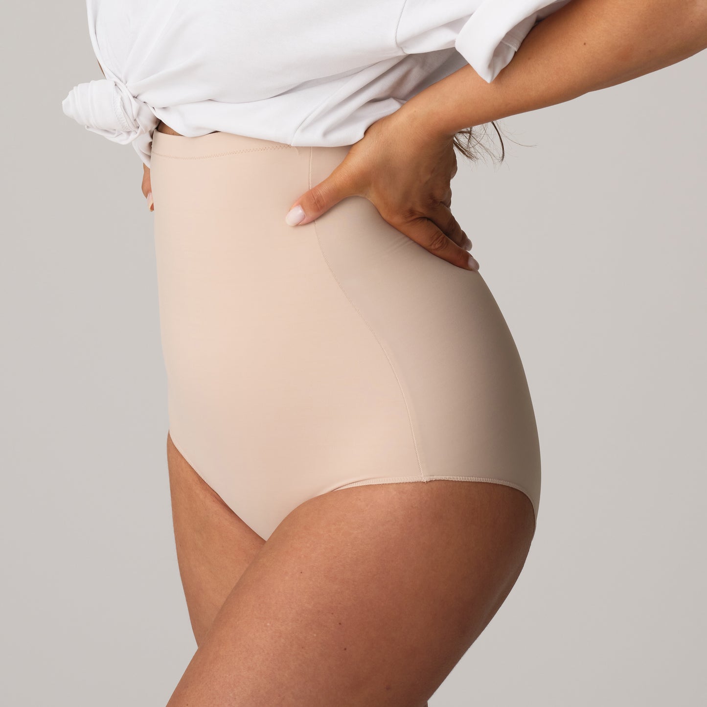 PERLE caffé latte Shapewear Taillenslip