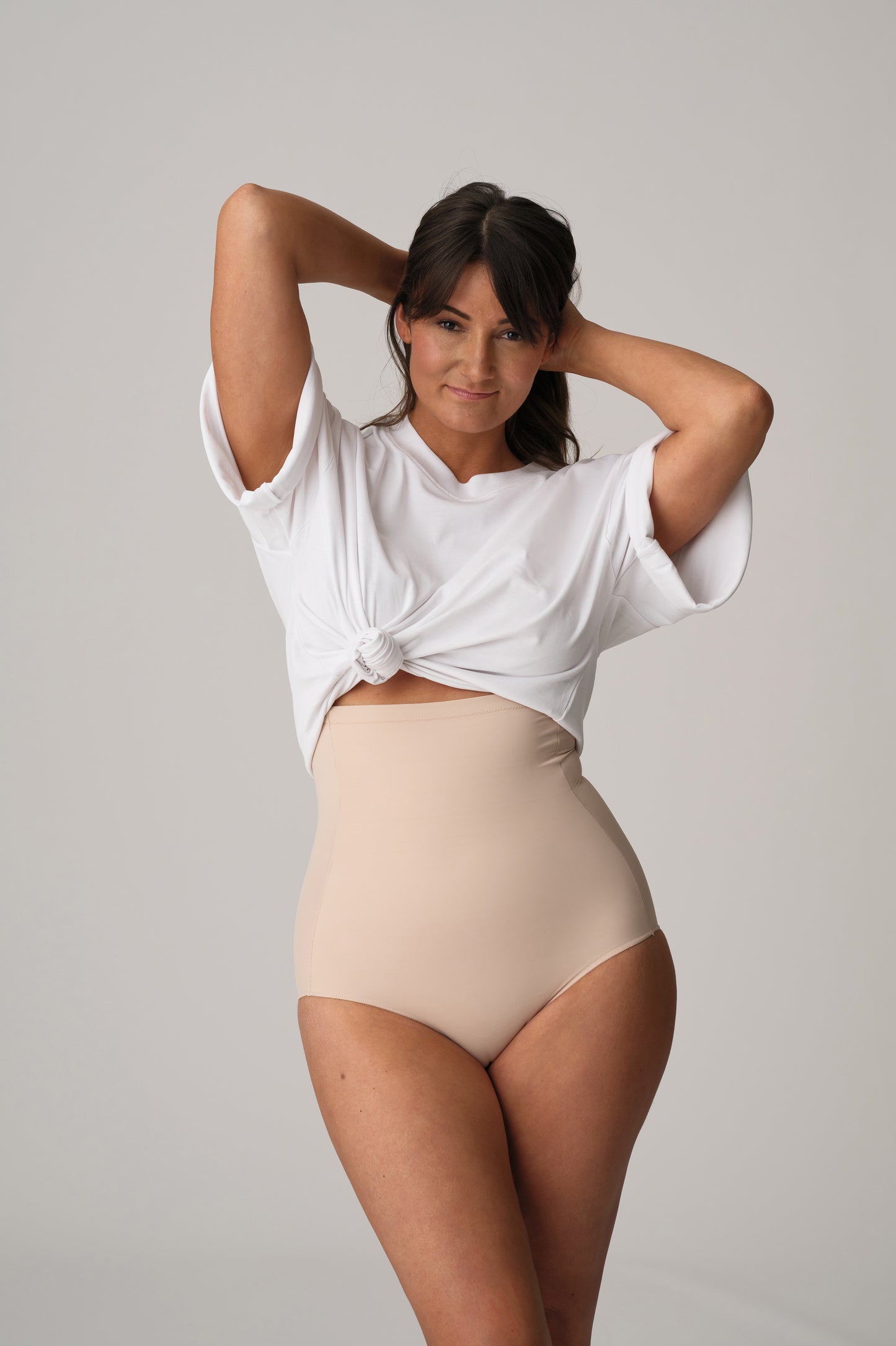 PERLE caffé latte Shapewear Taillenslip