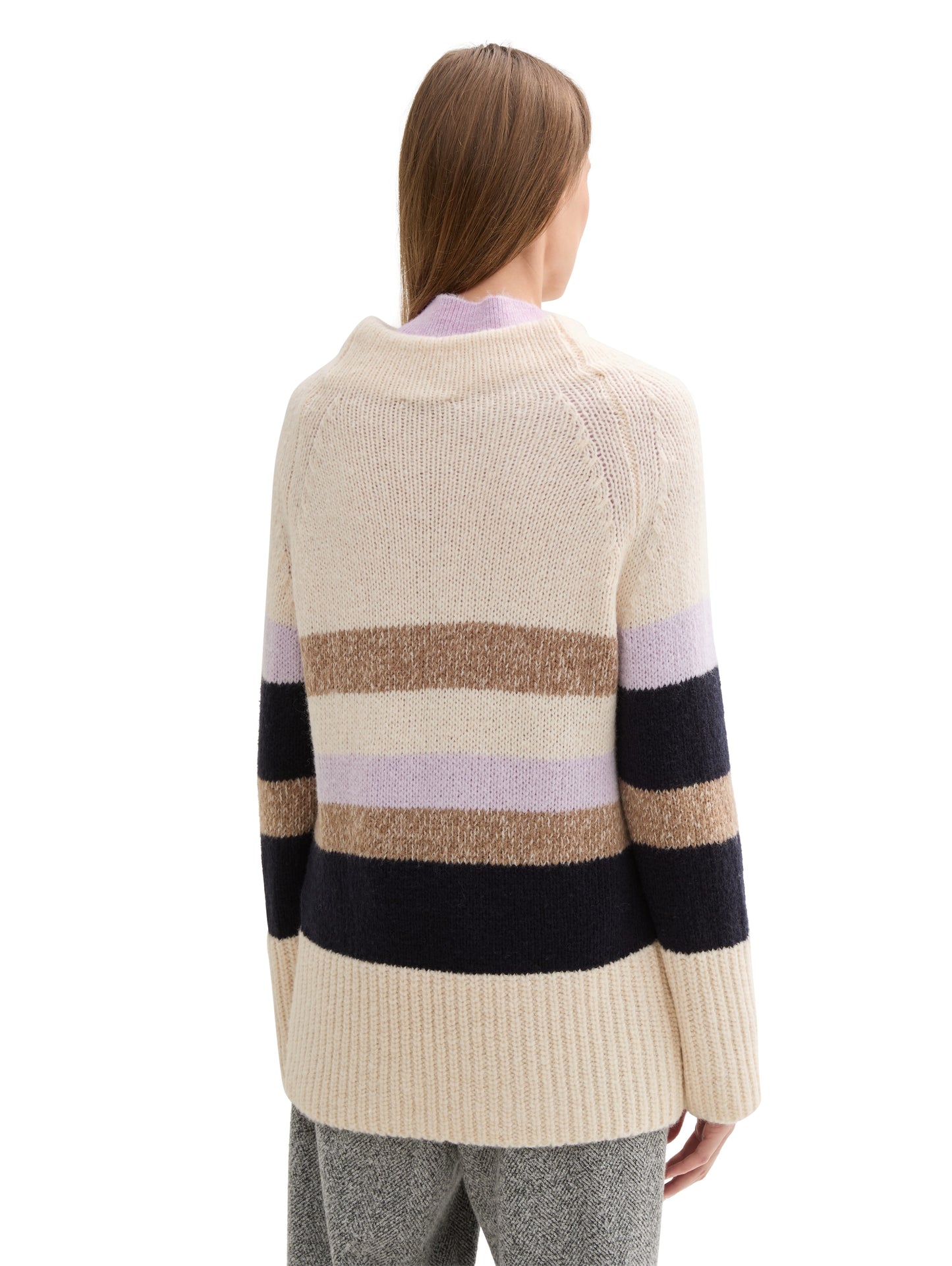 Strick Pullover mit Wollanteil