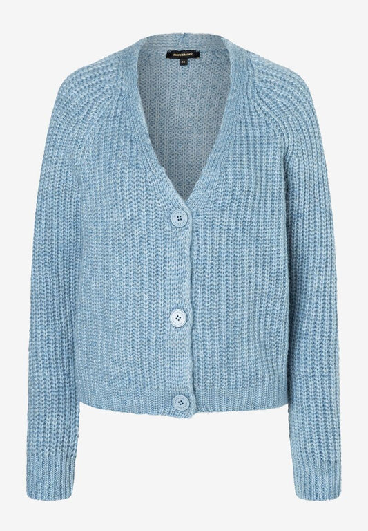 Cardigan  hellblau melange  Winter-Kollektion