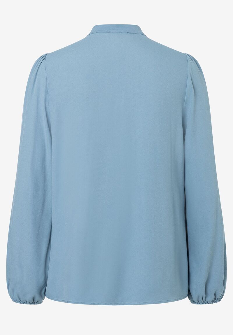 Viskosebluse  hellblau  Winter-Kollektion