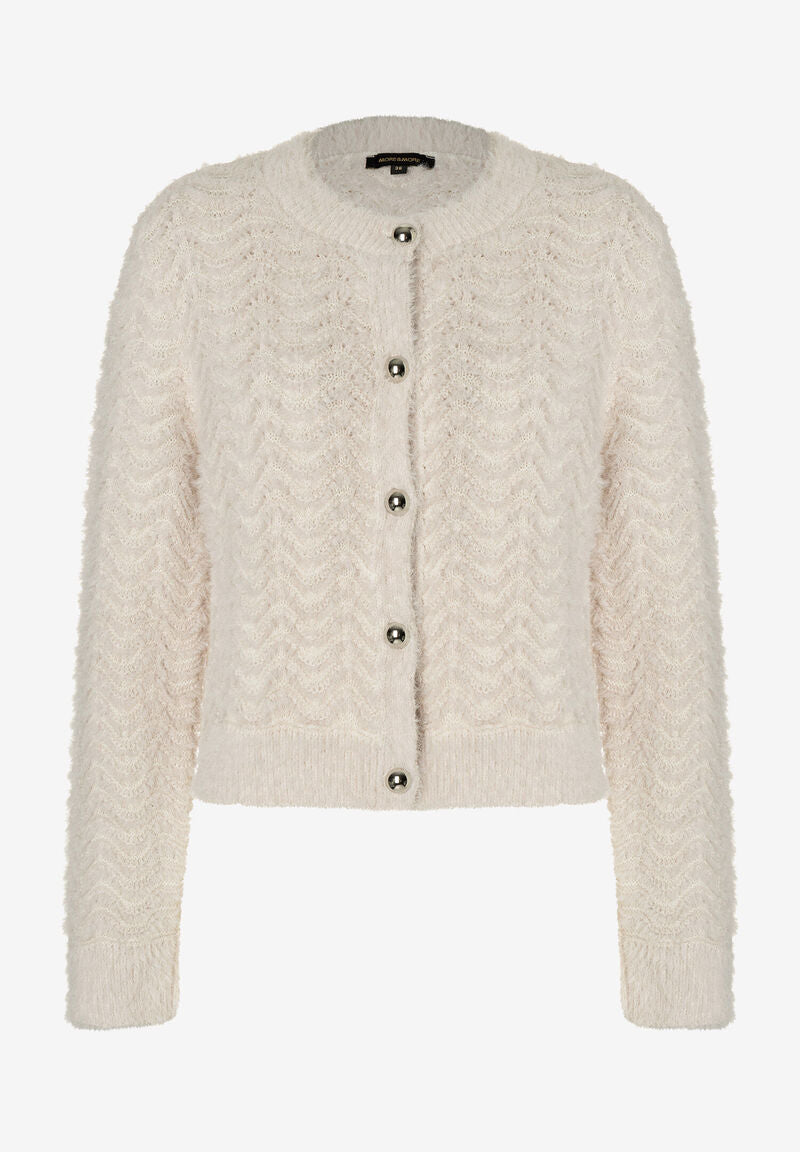 flauschiger Cardigan  powder creme  Party-Kollektion