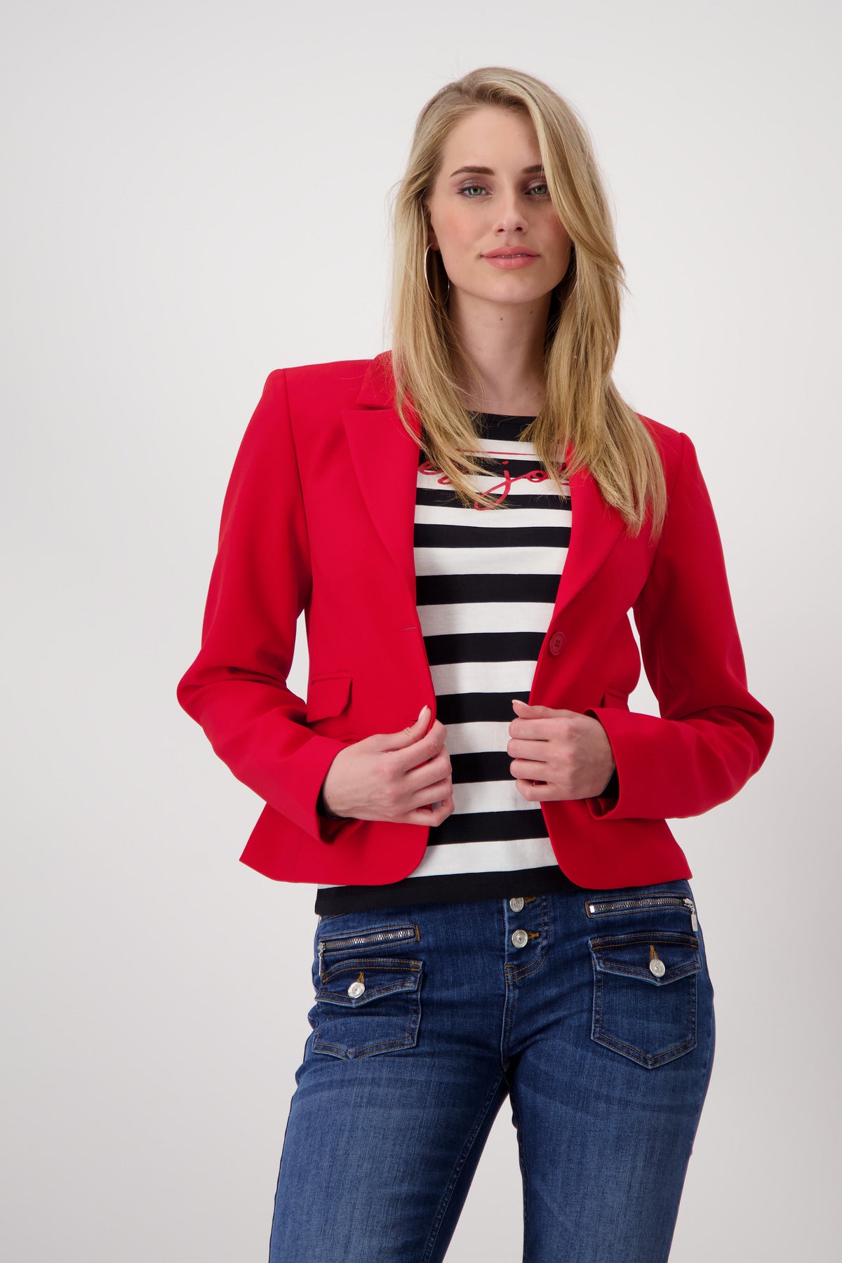 Blazer, deep red