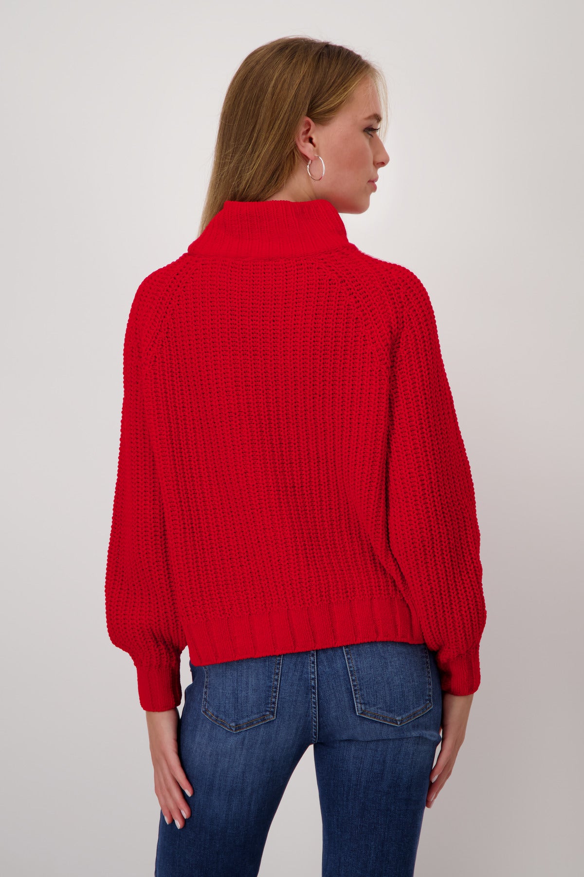 Pullover, deep red