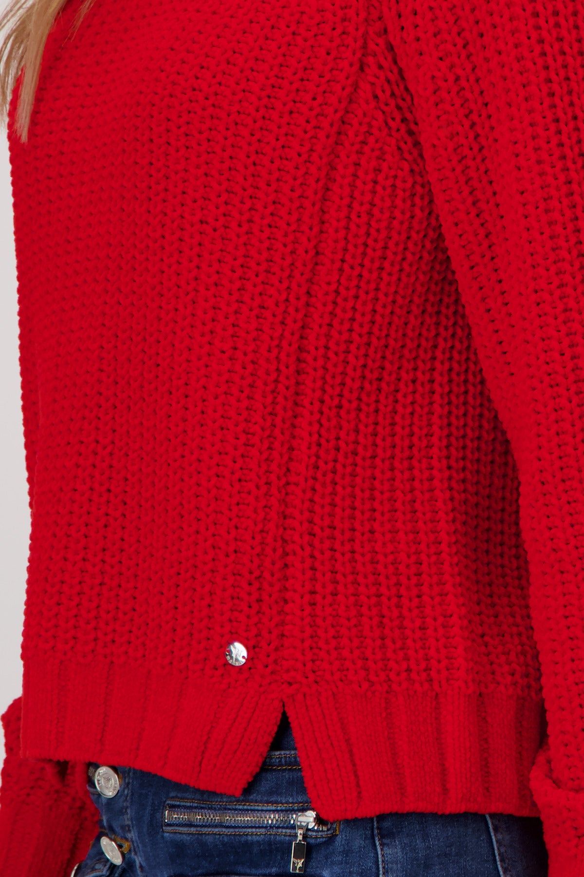 Pullover, deep red