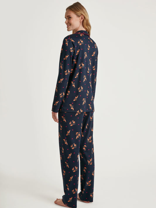 DAMEN Pyjama, dark sapphire