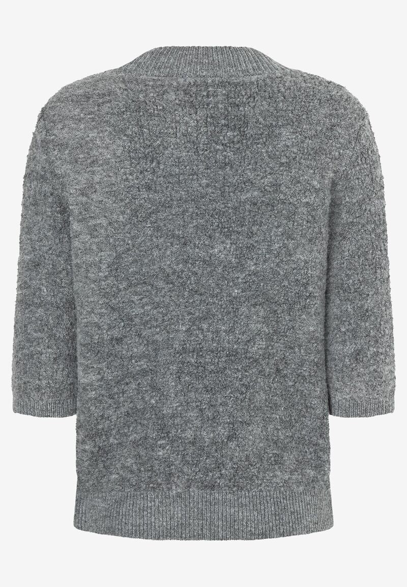 Pullover mit Pailletten  grau  Party-Kollektion