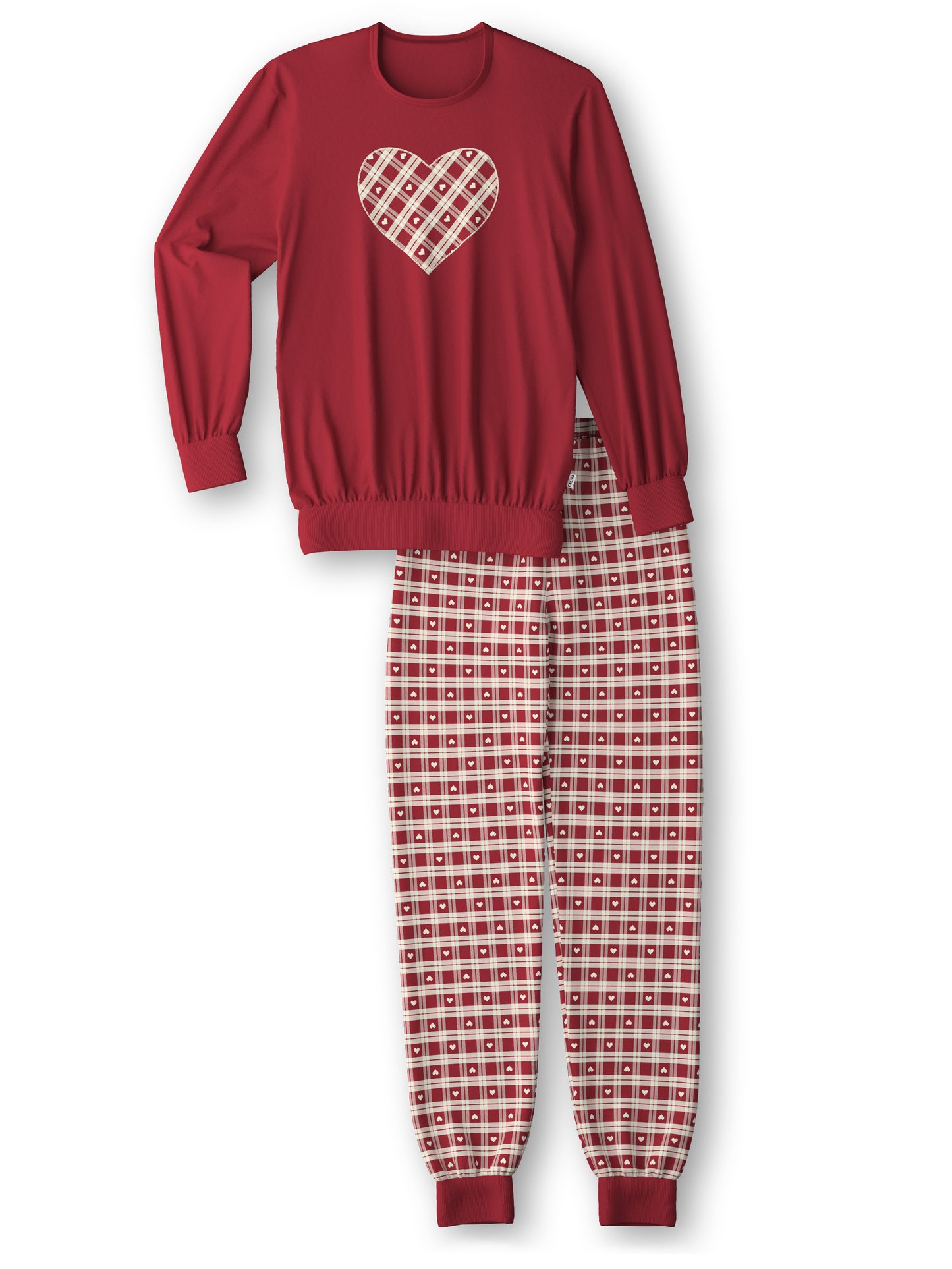 MÄDCHEN Pyjama mit Bündchen, rio red