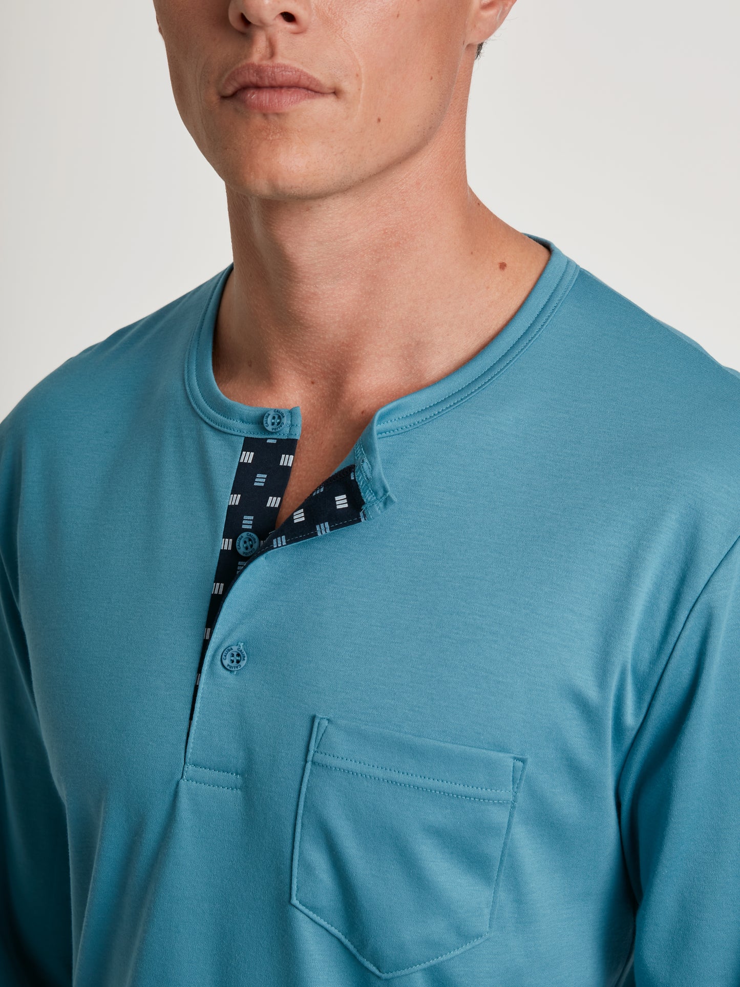 HERREN Pyjama, storm blue