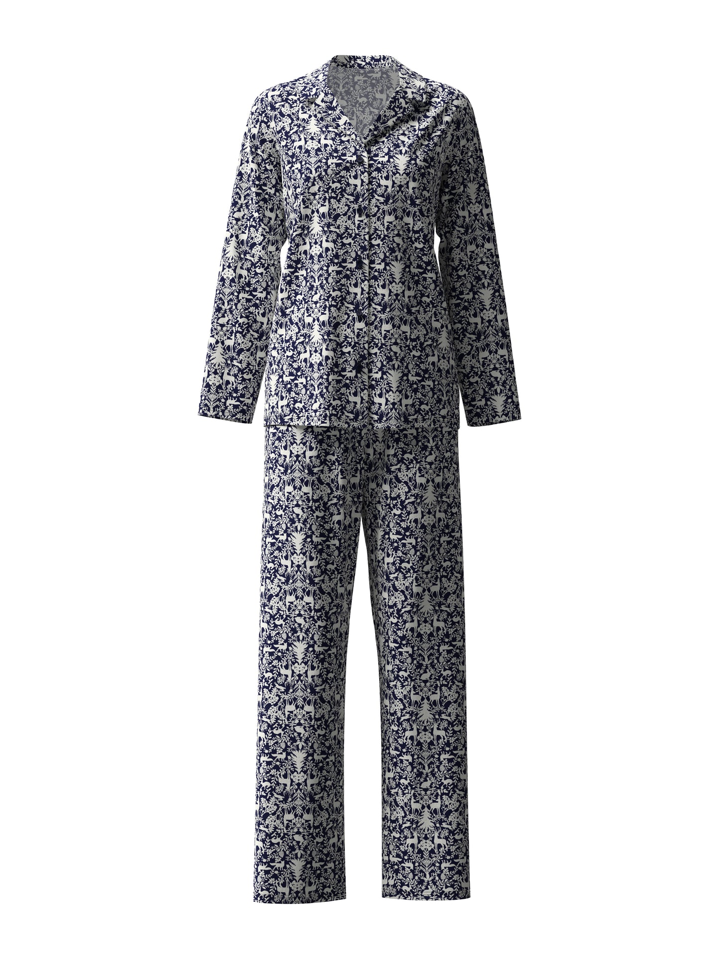 DAMEN Pyjama, dark lapis blue