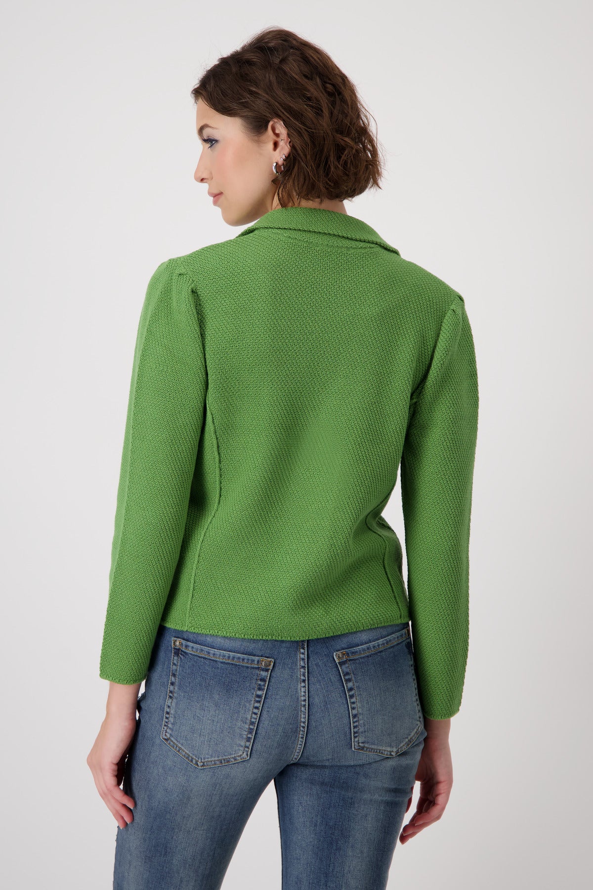 Strickjacke, avocado