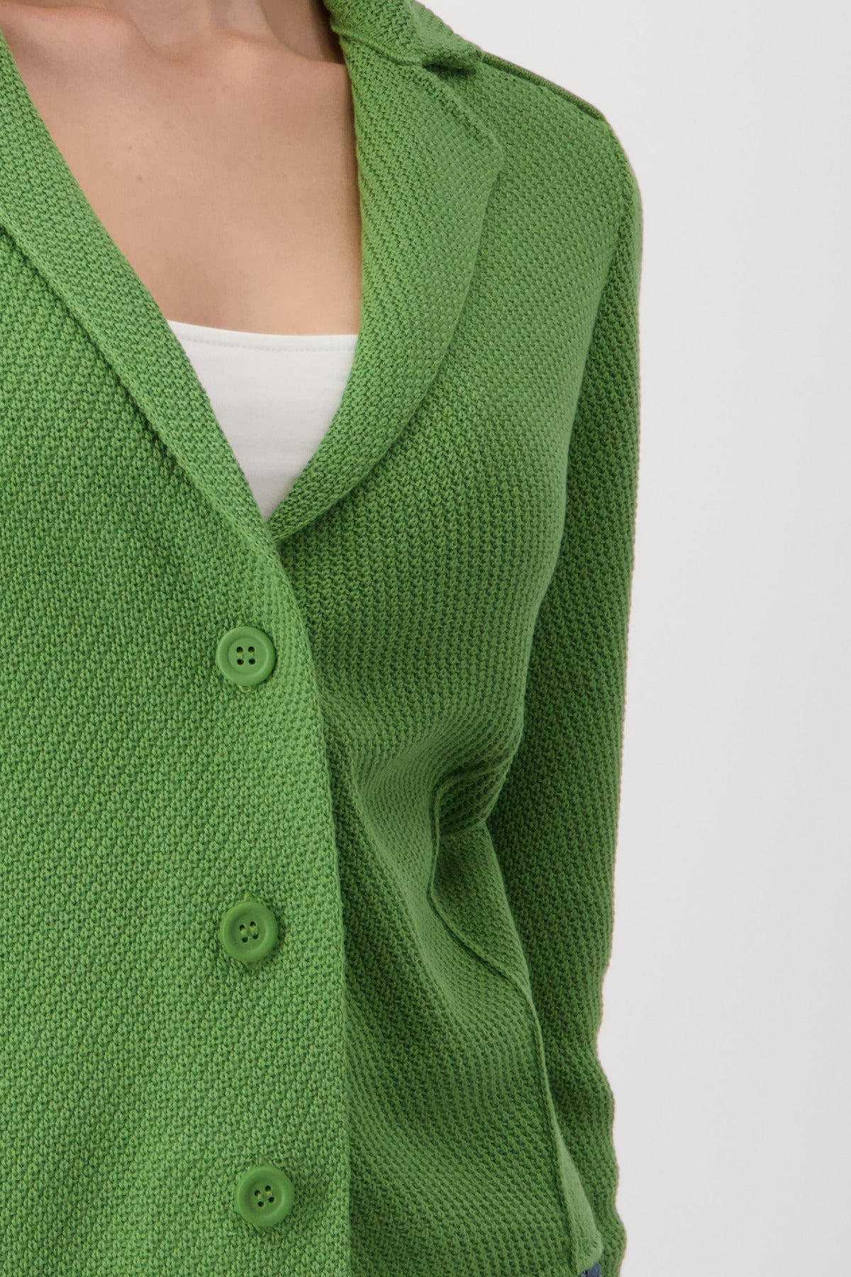 Strickjacke, avocado