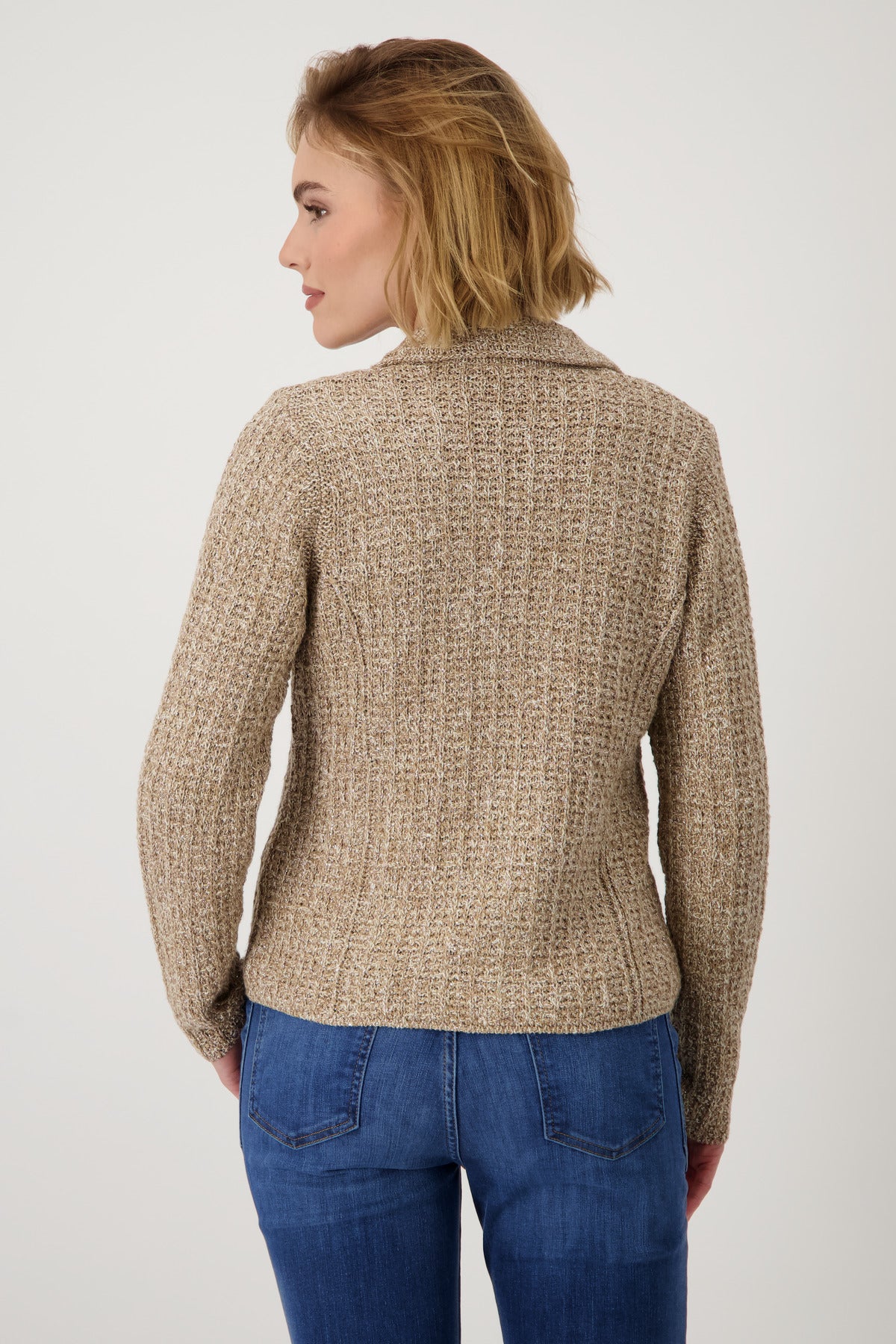 Strickjacke, caramel