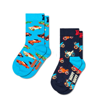 Kids 2-Pack Cars Socks