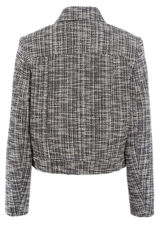 Jacke aus Bouclé-Jersey