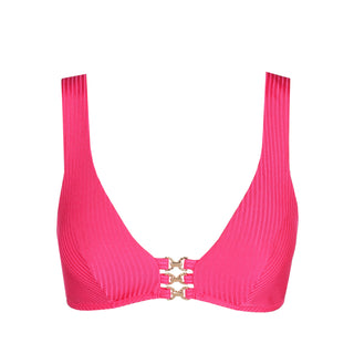 EMLY Dragon Fruit Triangel Bikini-Top unterlegt