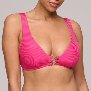 EMLY Dragon Fruit Triangel Bikini-Top unterlegt