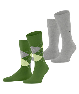 Burlington Everyday Argyle Mix 2-Pack Herren