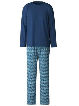 HERREN Pyjama, pottery blue