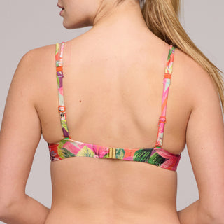 NORMA JEANNE Tropical Sunset Unterlegtes Bikini-Top tief.