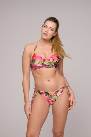 NORMA JEANNE Tropical Sunset Unterlegtes Bikini-Top tief.