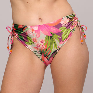 NORMA JEANNE Tropical Sunset Bikini Taillenslip m. Schnur