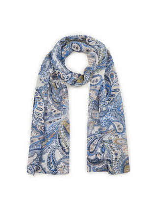 Schal aus recyceltem Polyester mit Paisley-Muster