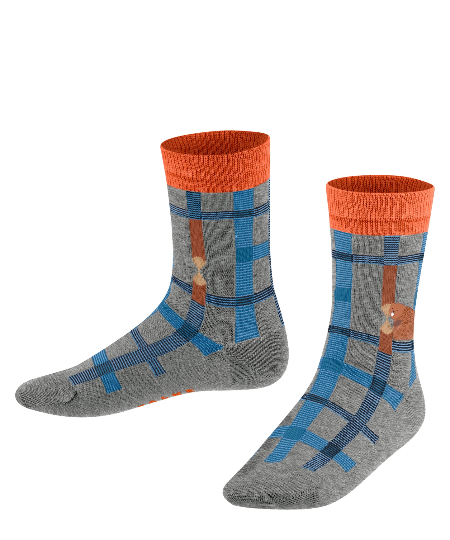 FALKE Beaver Check Kinder Socken