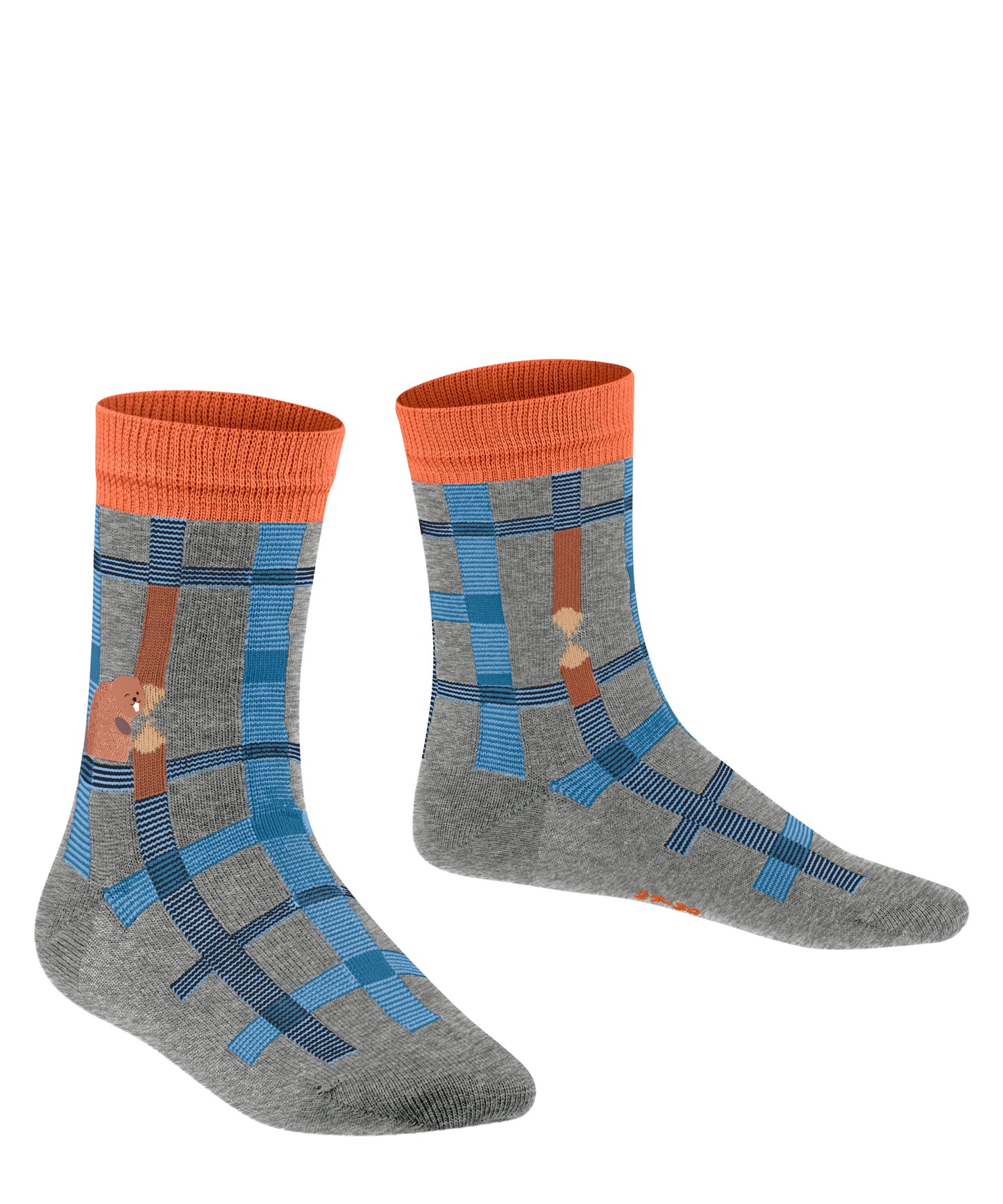 FALKE Beaver Check Kinder Socken