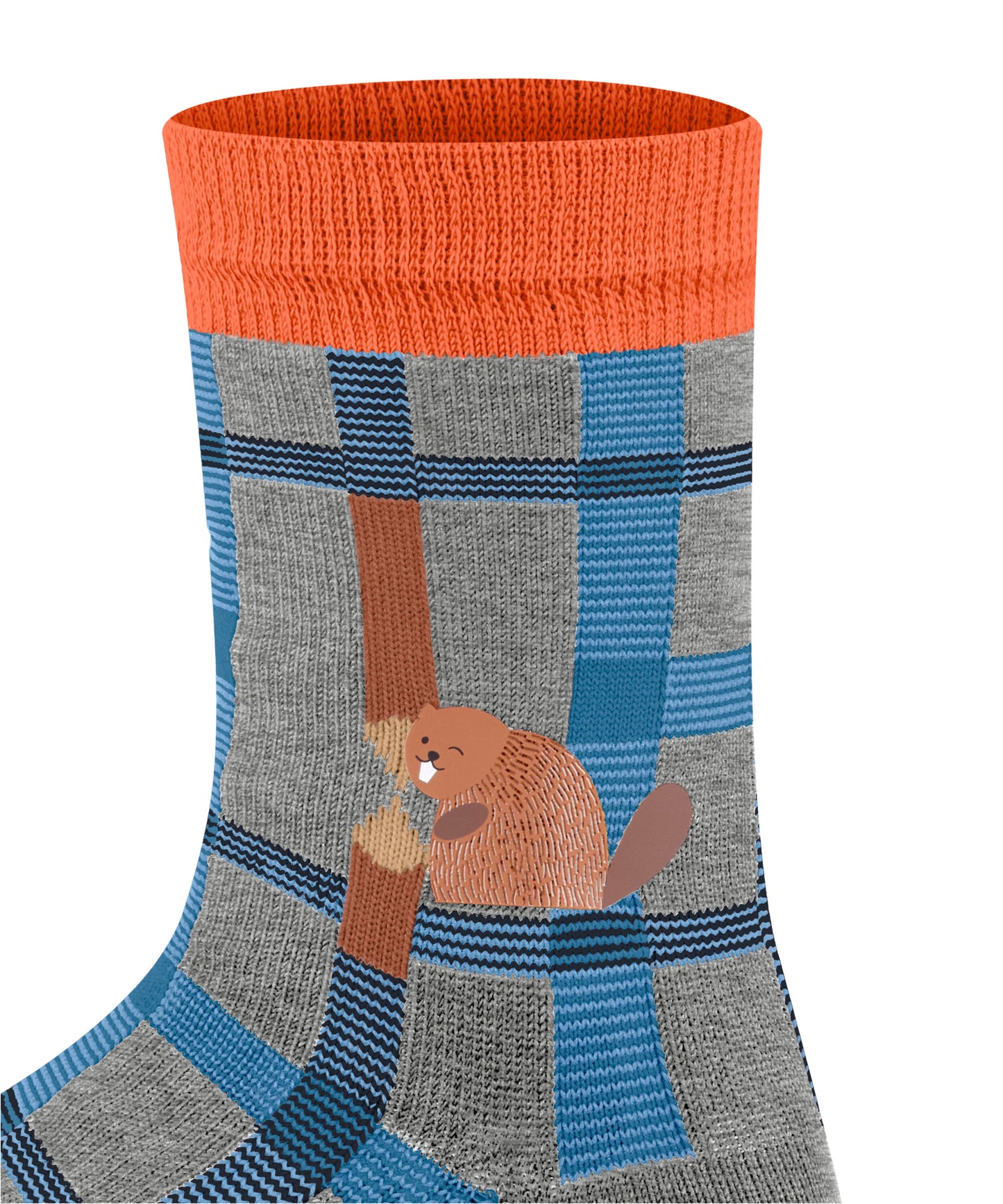 FALKE Beaver Check Kinder Socken