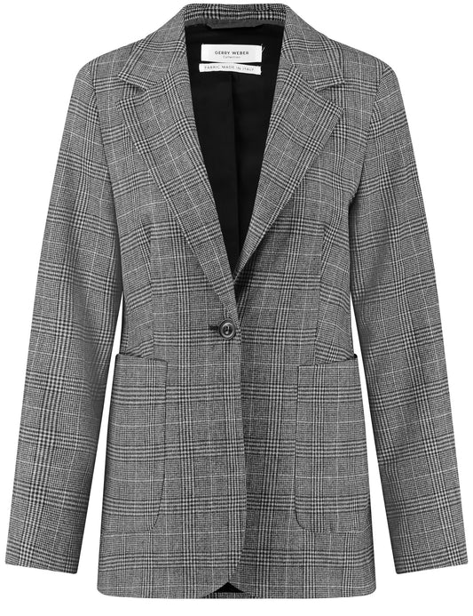 Blazer mit Glencheck-Karo