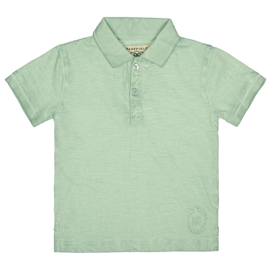 BASEFIELD Poloshirt mit Label-Stickerei