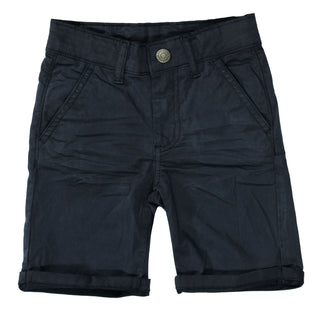 Chino Shorts mit Crinkle-Effekten