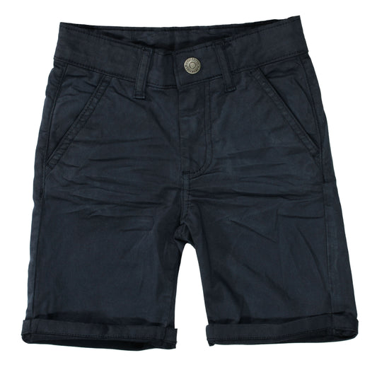 Chino Shorts mit Crinkle-Effekten